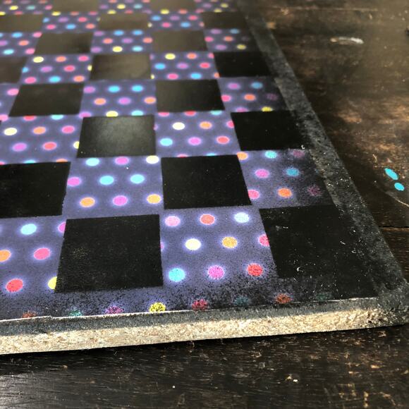 Scrapbook Chess Set - Midnight Polka Dots - Picture 6 of 10